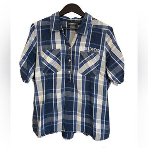 Harley-Davidson Snap Front Plaid Pullover 1X